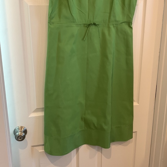 Amazing JCrew Grass Green 100% Silk Dress - Picture 2 of 5